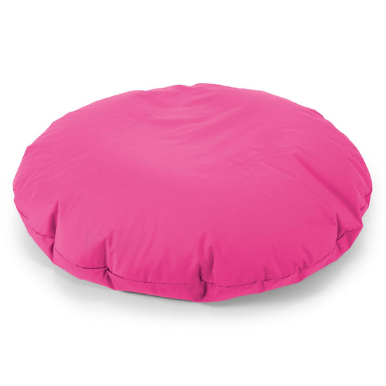 Flexforma Kerek Gyerek Babzsákfotel Padlópárna 2–14 Éveseknek - Könnyen Tisztítható Rózsaszínű 01