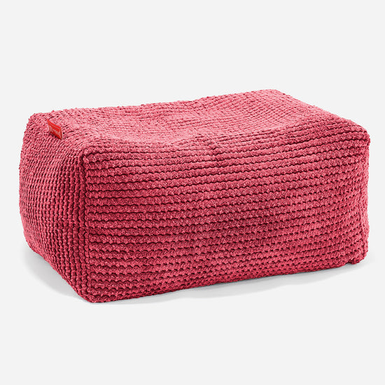 Kis Lábtartó - Pompon Pasztellpiros 01