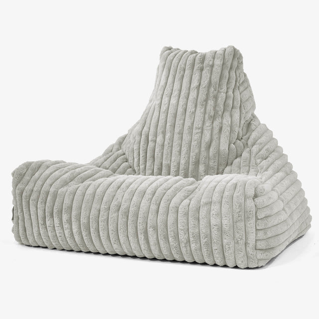 Babzsák-Klubfotel - Ultra Plüss Kord Zsályazöld 01