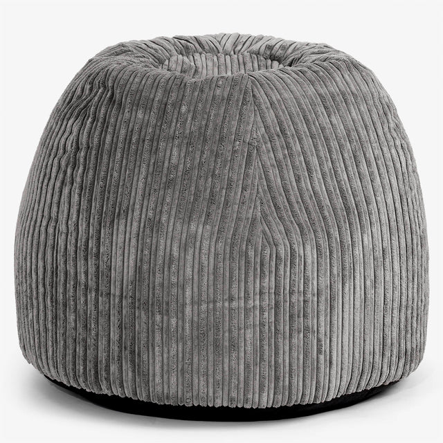 Ergonomikus Iroda-pouf Szék - Klasszikus Kordbársony Grafitszürke - 01