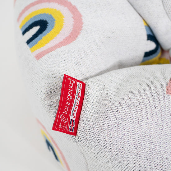 Gyermek Klasszikus Babzsákfotel 1-5 Éves - Kötött Szivárvány 02