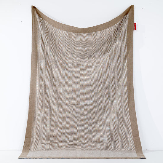 Dísztakaró / Pléd Kanapéhoz - Kötött Halcsont Kő 01