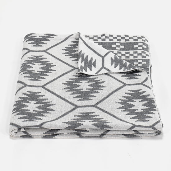 Dísztakaró / Pléd Kanapéhoz - Kötött Horizon 03