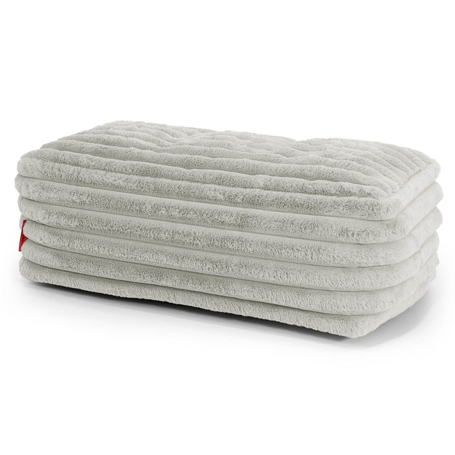 Nagy Lábtartó - Ultra Plüss Kord Zsályazöld 01