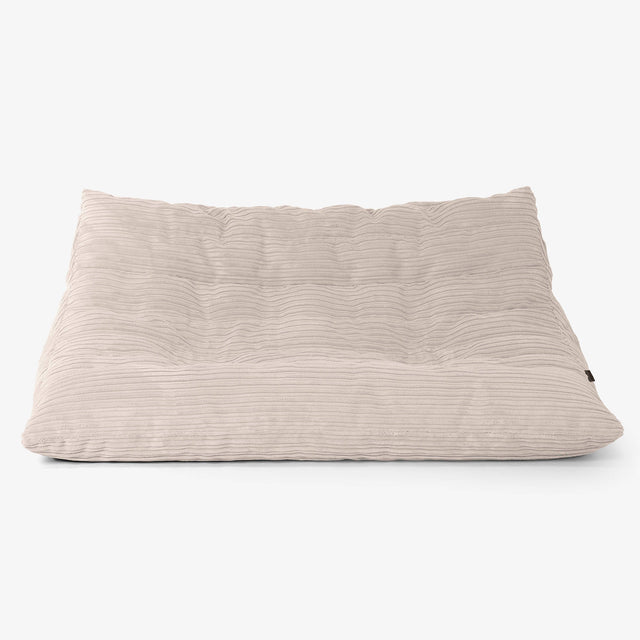 Noah padlós babzsákkanapé - Kordbársony Elefántcsont 01