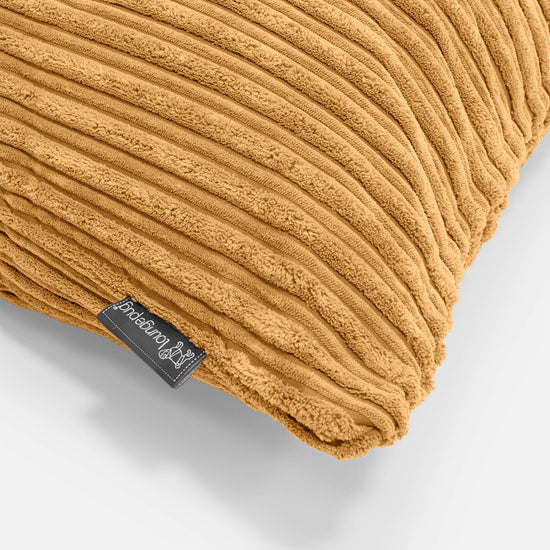 Párnahuzat 35 x 50cm - Klasszikus Kordbársony Arany Méz 02