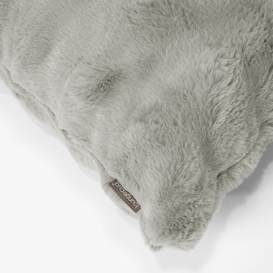 Párnahuzat 35 x 50cm - Műszőrme Buborék Zsályazöld 02