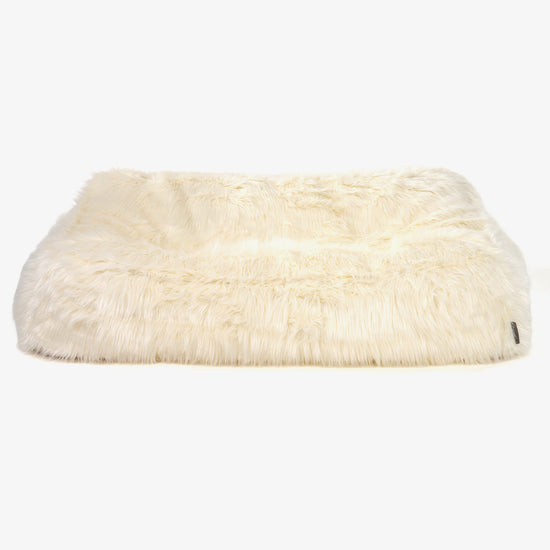 Sloucher Babzsák-Kanapé - Mongol Műszőrme Pávakék 02