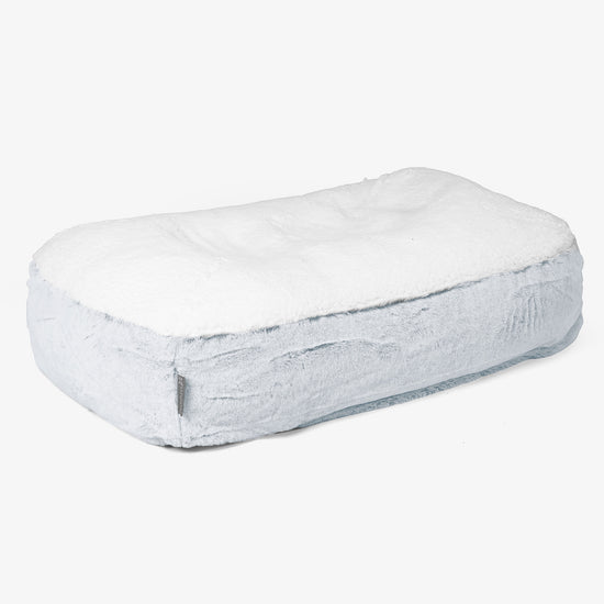 Sloucher Közepes Méretű Kutyaágy - Sztintetikus Nyúlszőr Fakó Kék 01