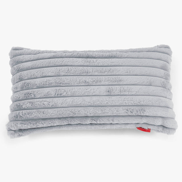 XL Négyszögletű Párnahuzat 40 x 70cm - Ultra Plüss Kord Kacsa tojás kék 01