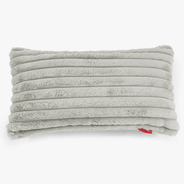 XL Négyszögletű Párnahuzat 40 x 70cm - Ultra Plüss Kord Zsályazöld 01