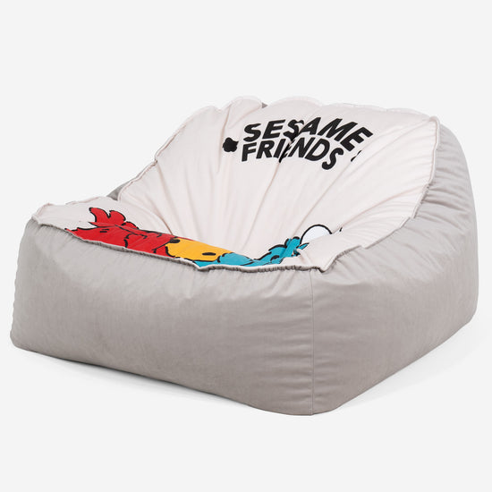 Sloucher Babzsákfotel - Sesame Friends 01