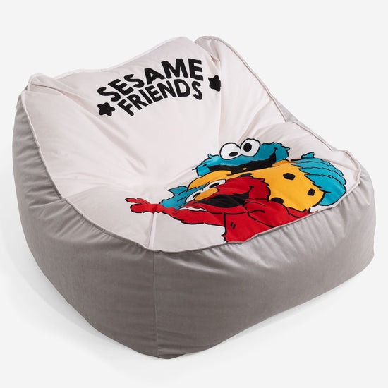 Sloucher Babzsákfotel - Sesame Friends 02
