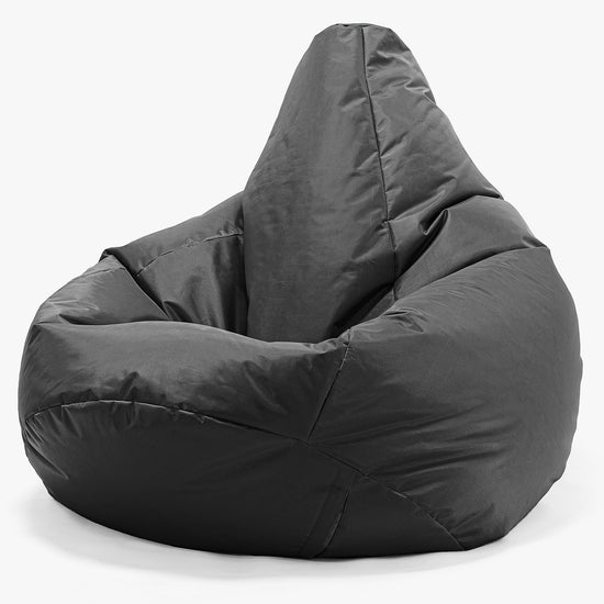 Háttámlás babzsákfotel - SmartCanvas™ Fekete 02