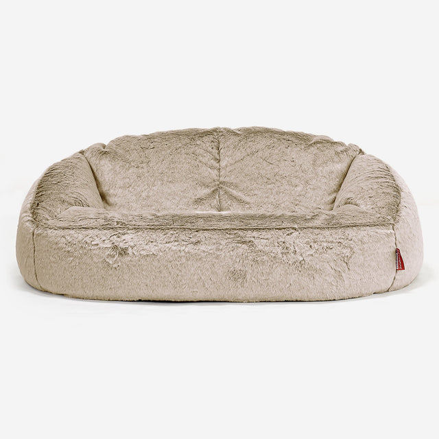 Bubblez Babzsák-Kanapé - Sztintetikus Nyúlszőr Aranybarna 01