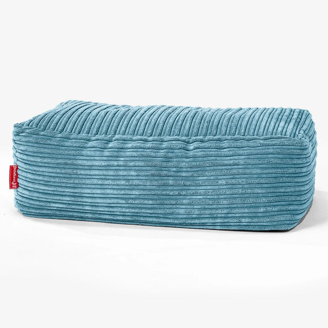 Cloudsac 100 Memóriahabos Lábtartó - Klasszikus Kordbársony Égei-tengeri kék 01