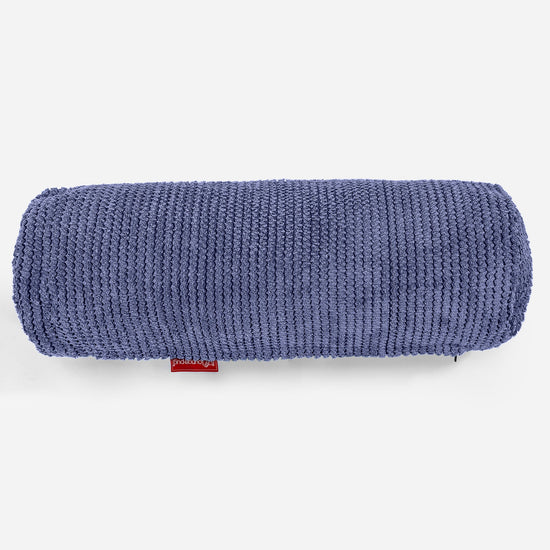 Hengerpárnahuzat 20 x 55cm - Pompon Bíbor 02