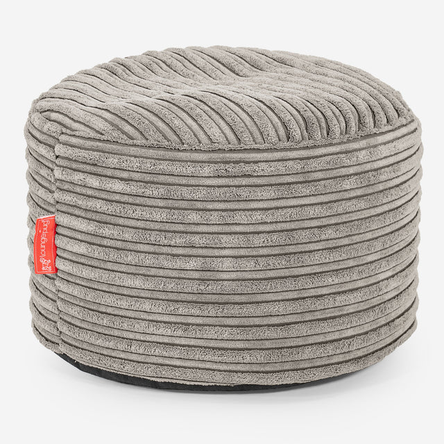 Kis Kerek Lábtartó - Klasszikus Kordbársony Nerc 01