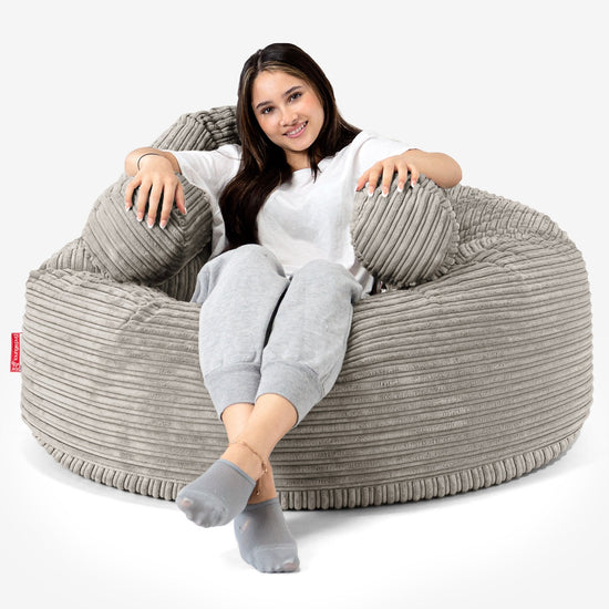 Mamut Méretű Babzsák-Kanapé - Klasszikus Kordbársony Nerc 03