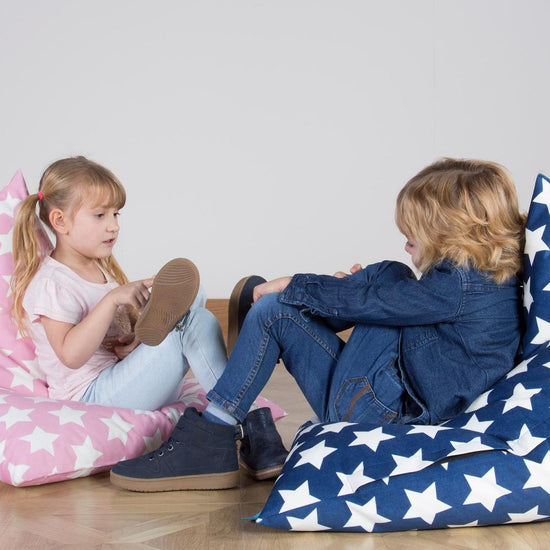 Gyermek Gamer Klubfotel-Babzsák 1-6 Éves - Minták Rózsaszínű Csillag 05