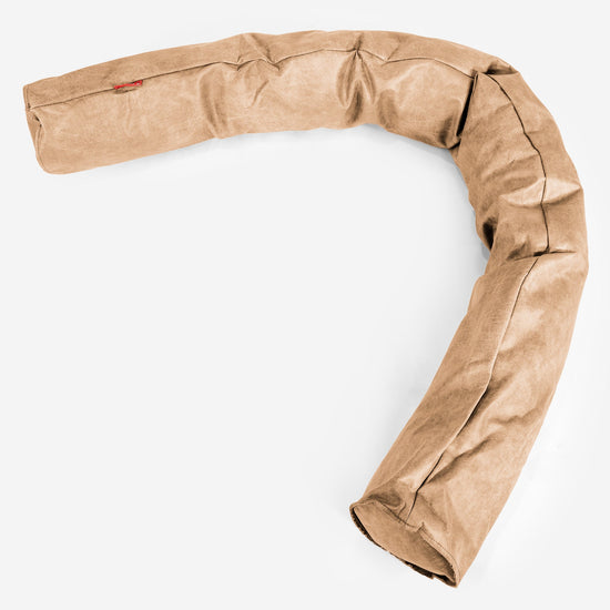 XXL Összebújó Párna - Öregített Bőr Mézbarna 01