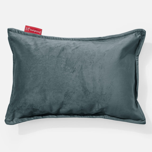 Párnahuzat 35 x 50cm - Bársony Pávakék 01