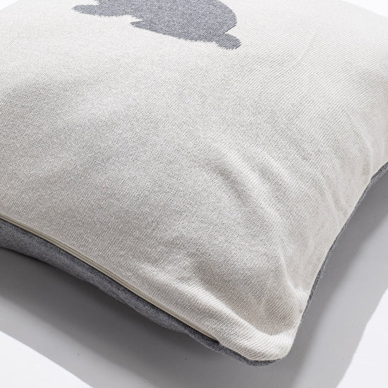 Párnahuzat 47 x 47cm - 100% Luxuskivitelű Kötött Nyúl 03