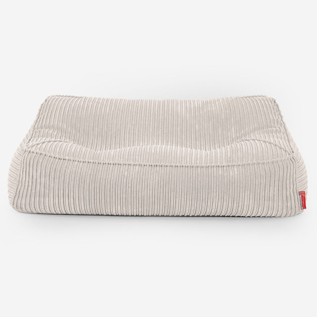 Sloucher Babzsák-Kanapé - Klasszikus Kordbársony Elefántcsont 01