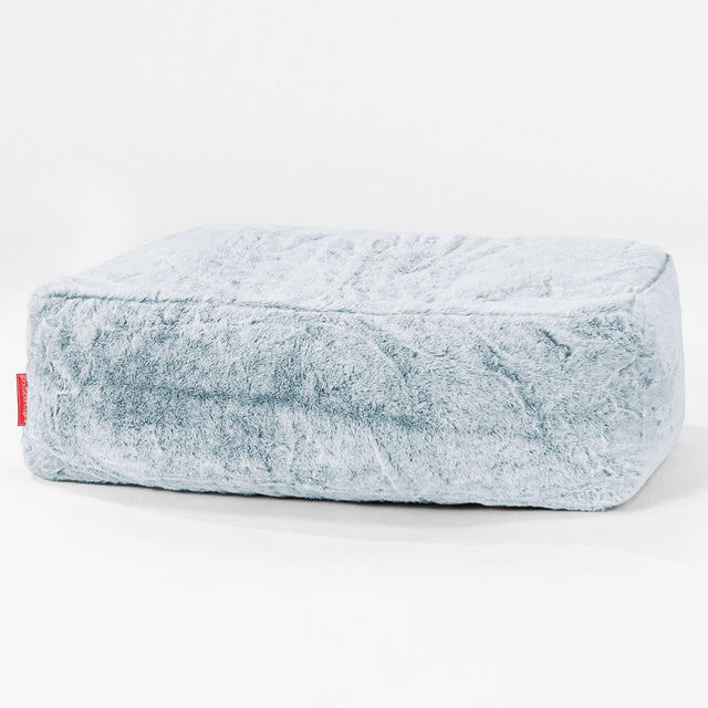 Nagy Lábtartó - Sztintetikus Nyúlszőr Fakó Kék 01