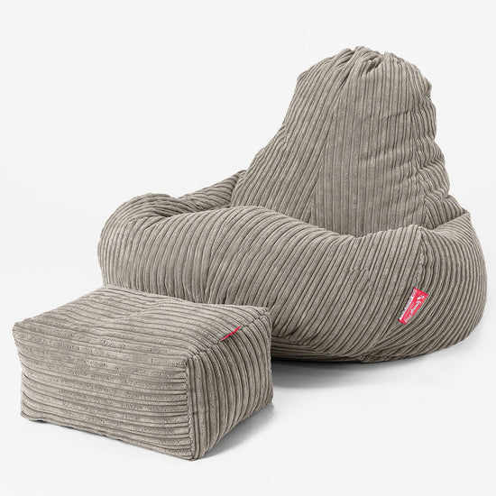 Ultra Lux Gamer Babzsákfotel - Klasszikus Kordbársony Nerc 02