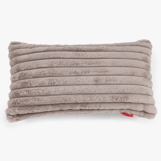 XL Négyszögletű Párnahuzat 40 x 80cm - Ultra Plüss Kord Nerc 01