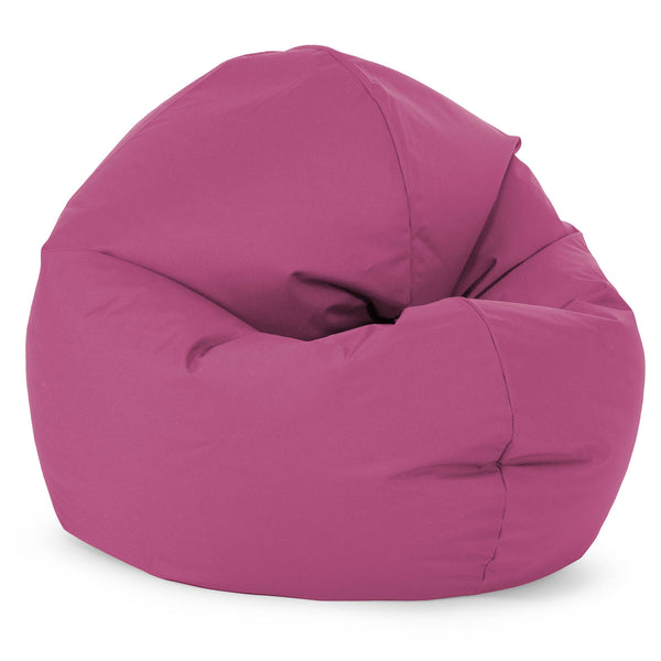 Flexforma Junior Babzsákfotel Gyermekek Számára 2-14 Éves - Könnyen Kezelhető Kültéri Rózsaszínű 01