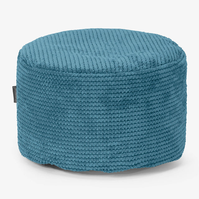 Kis Kerek Lábtartó - Pompon Égei-tengeri kék 01