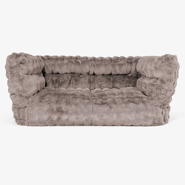 2 Személyes Albert Babzsák-Kanapé 2.0 - Műszőrme Buborék Nerc 01