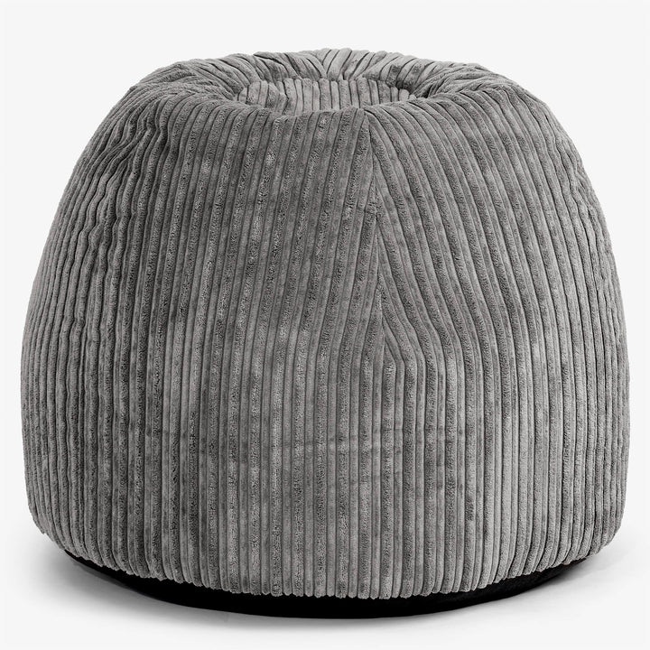 Ergonomikus Iroda-pouf Szék - Klasszikus Kordbársony Grafitszürke - 01