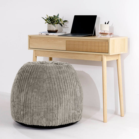 Ergonomikus Iroda-pouf Szék - Klasszikus Kordbársony Nerc - 02