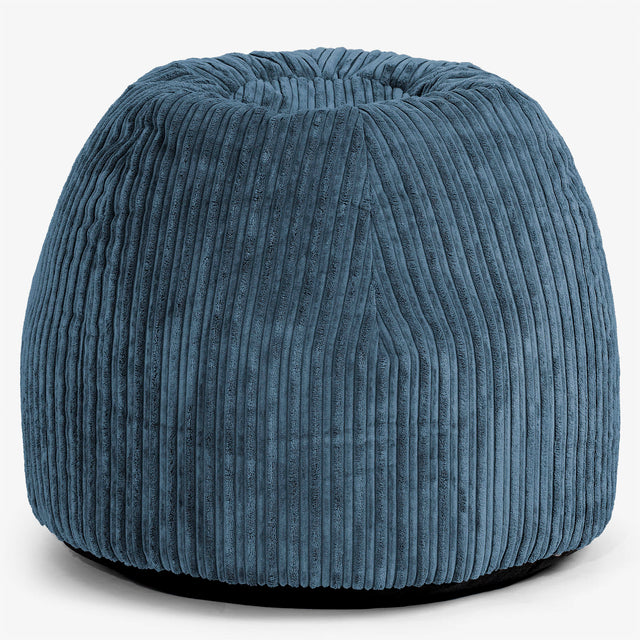 Ergonomikus Iroda-pouf Szék - Klasszikus Kordbársony Sötétkék - 01