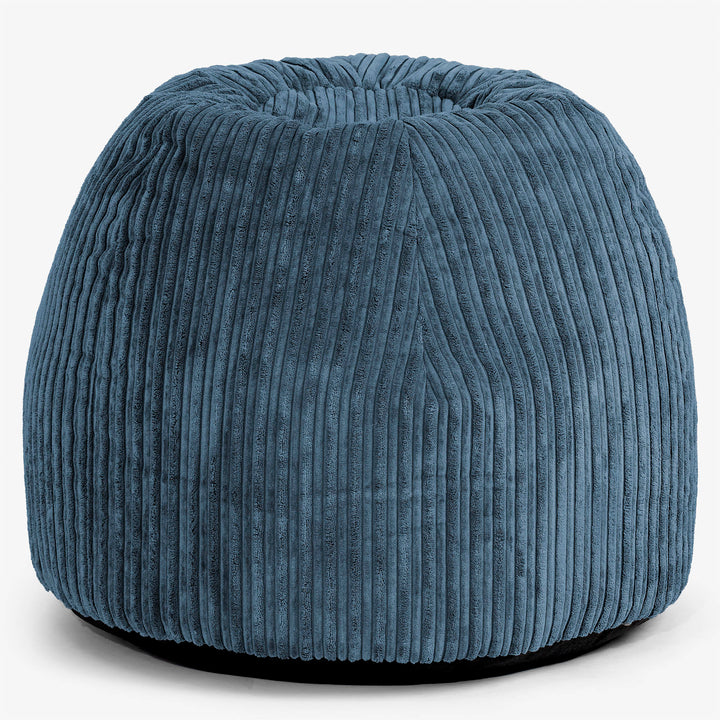 Ergonomikus Iroda-pouf Szék - Klasszikus Kordbársony Sötétkék - 01