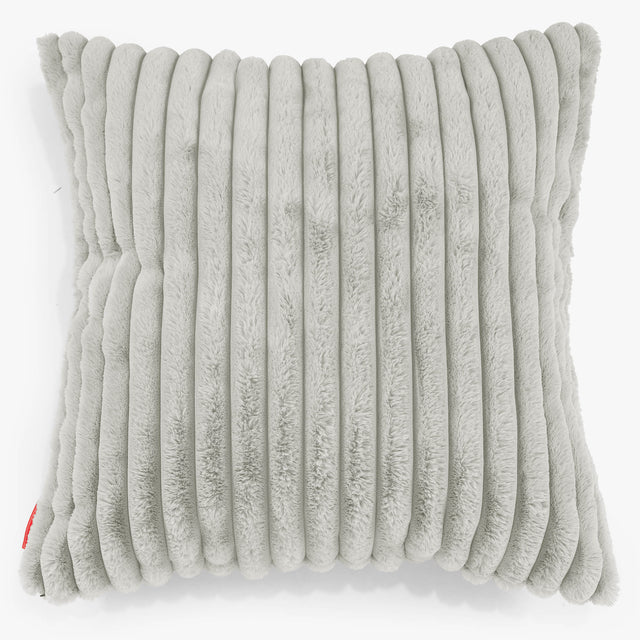 Extra Nagypárnahuzat 70 x 70cm - Ultra Plüss Kord Zsályazöld 01