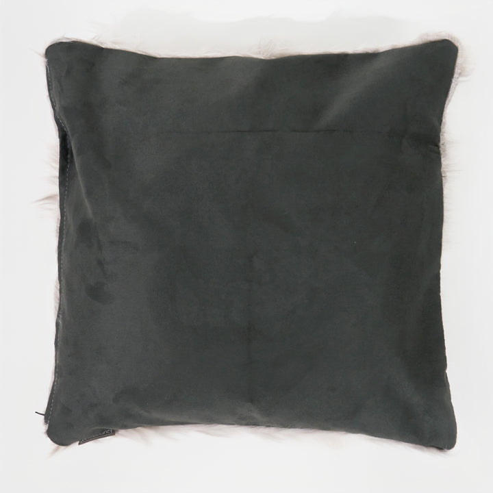 Extra Nagypárnahuzat 70 x 70cm - Mongol Műszőrme Szürke 02