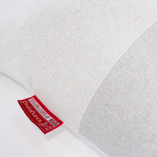 Gamer Babzsák-Klubfotel - Kötött Színblokk Szürke 02