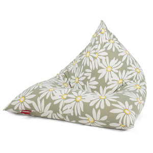 Gamer Babzsák-Klubfotel - Kötött Virágos Menta