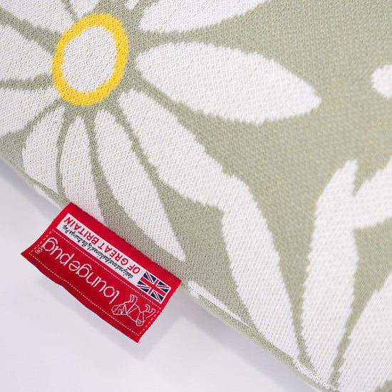 Gamer Babzsák-Klubfotel - Kötött Virágos Menta 02