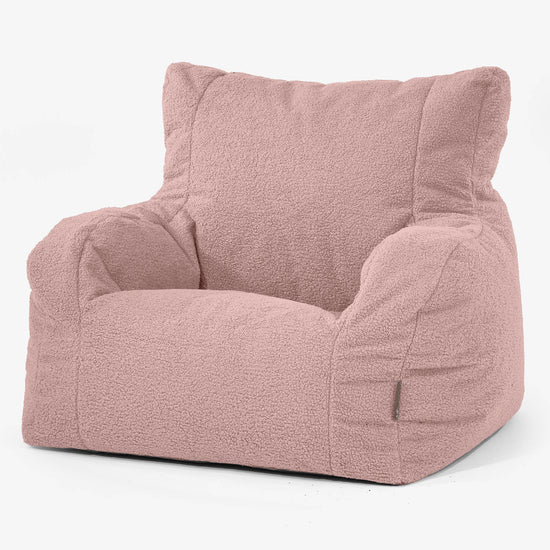 Josephine Babzsákfotel Kartámasszal - Buklé Rózsaszínű 01