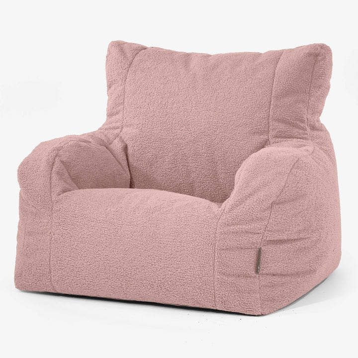Josephine Babzsákfotel Kartámasszal - Buklé Rózsaszínű 01