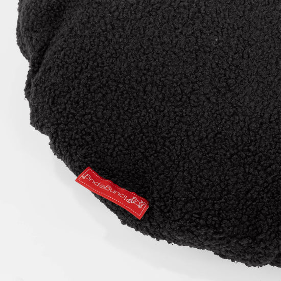 Kerek Párnahuzat 50cm - Buklé Grafitszürke 02