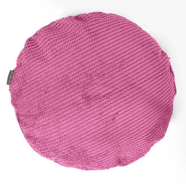 Kerek Párnahuzat 50cm - Pompon Rózsaszínű 01