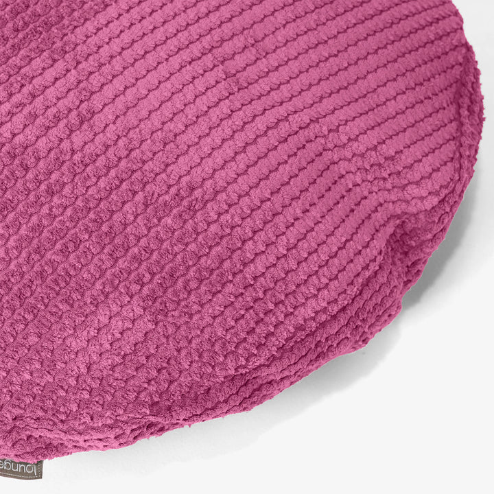 Kerek Párnahuzat 50cm - Pompon Rózsaszínű 02