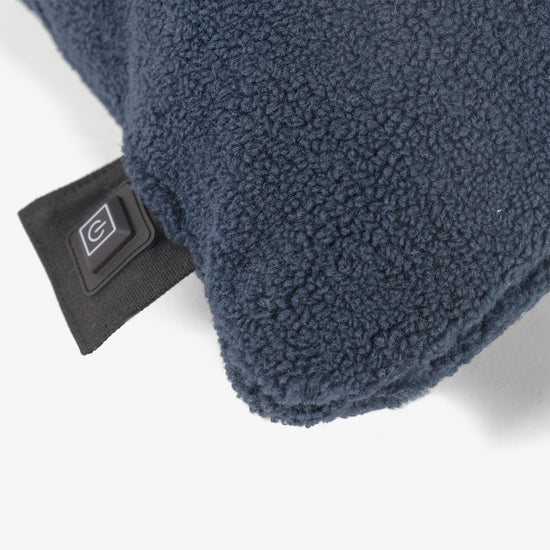 Melegítő párna 45 x 45cm - Sherpa Sötétkék 02