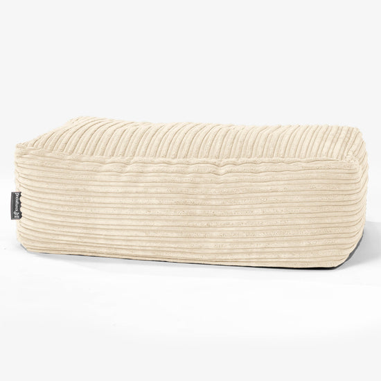 Nagy Lábtartó - Klasszikus Kordbársony Tejszín 01